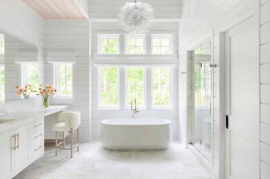 22 white bathroom ideas that are calming but full of character