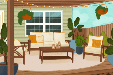 Prepare your space for outdoor living space
